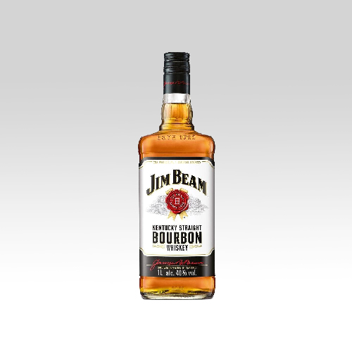 Віскі Jim Beam White Label Straight Bourbon, 1 л